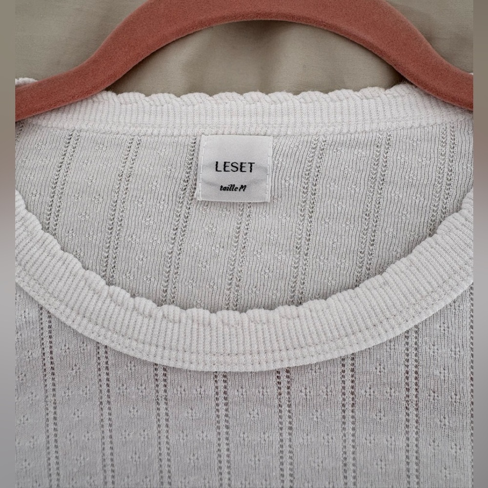 Leset Pointelle Tshirt